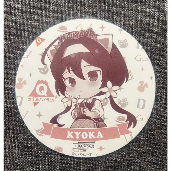 Bungo Stray Dogs Kyoka Izumi Chibi Paper Coaster Fuji-Q US Seller - Picture 1 of 2